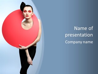 Sexy Line Glamour PowerPoint Template
