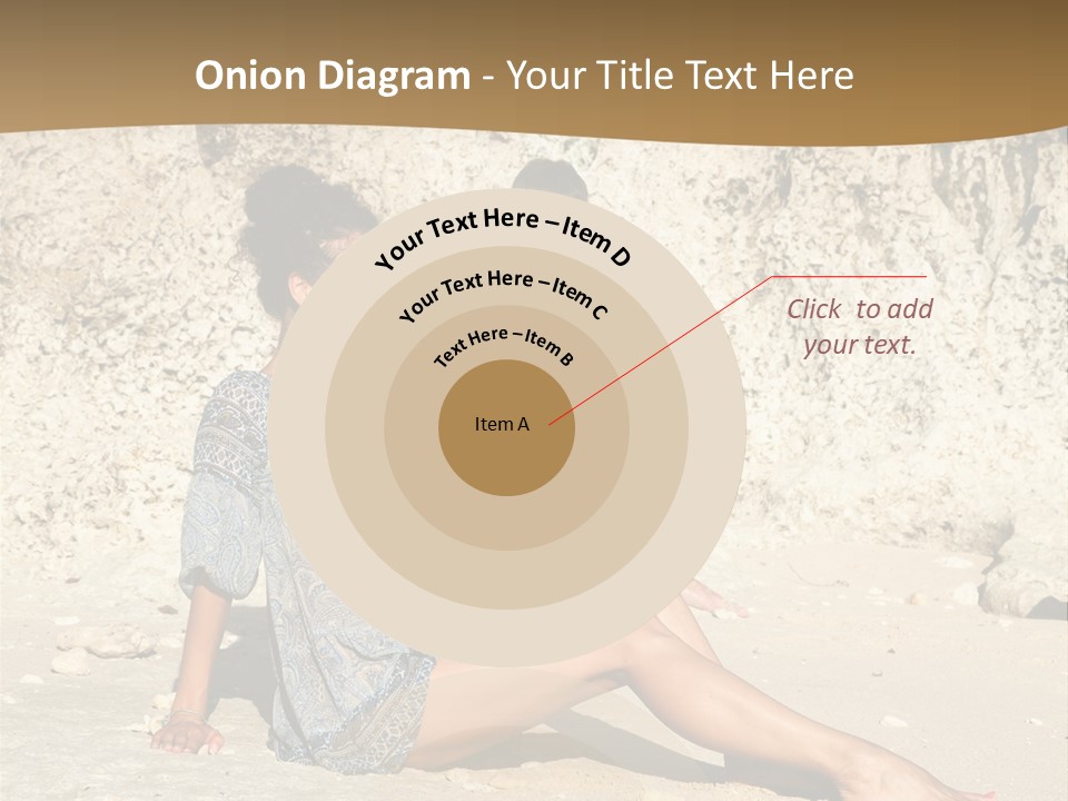 Sea Sunlight Rock PowerPoint Template