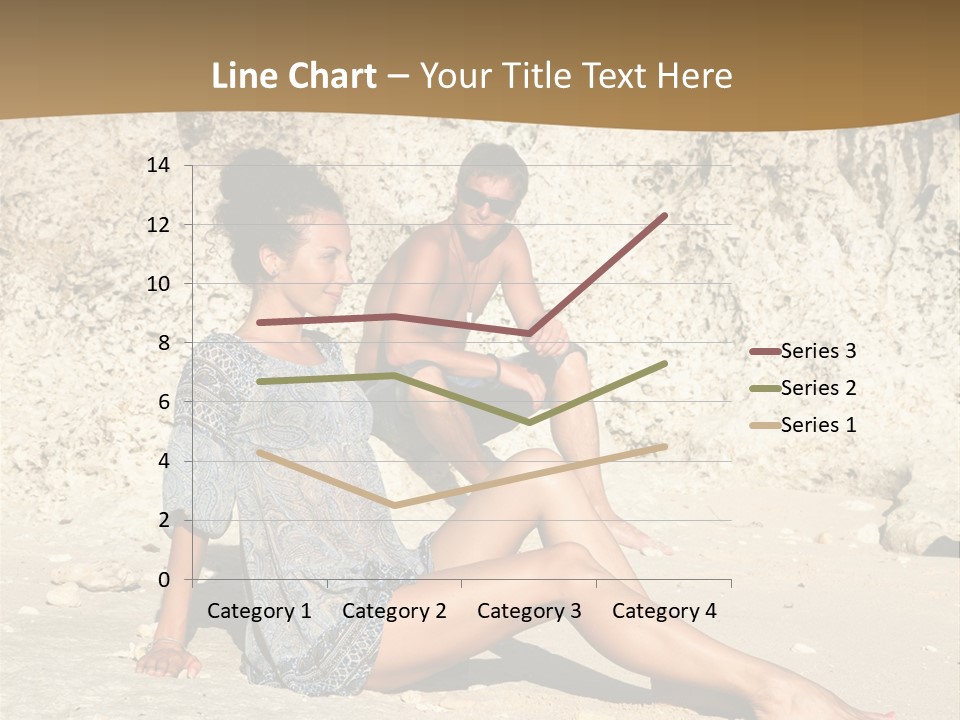 Sea Sunlight Rock PowerPoint Template