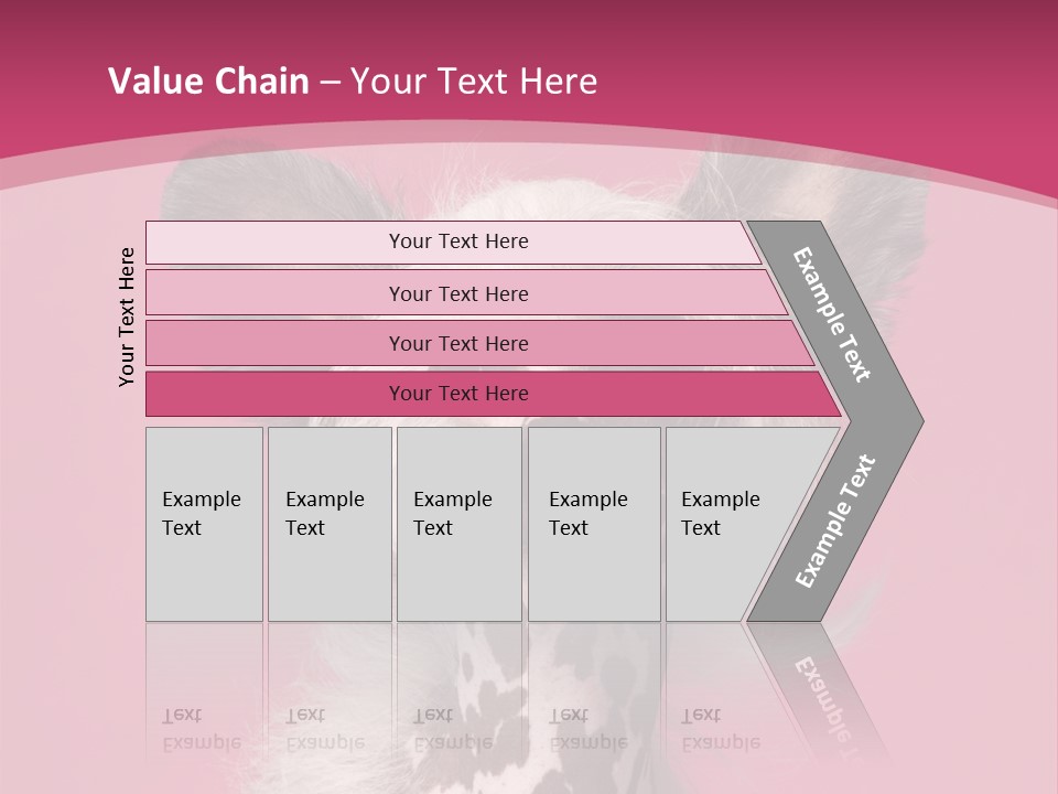 Pedigreed Close Up Crested Dog PowerPoint Template