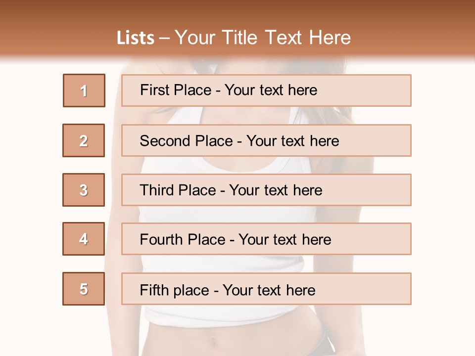 Sexual Glamour Posing PowerPoint Template