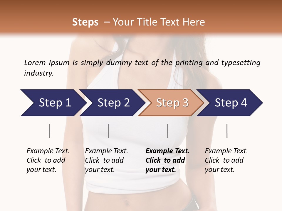 Sexual Glamour Posing PowerPoint Template