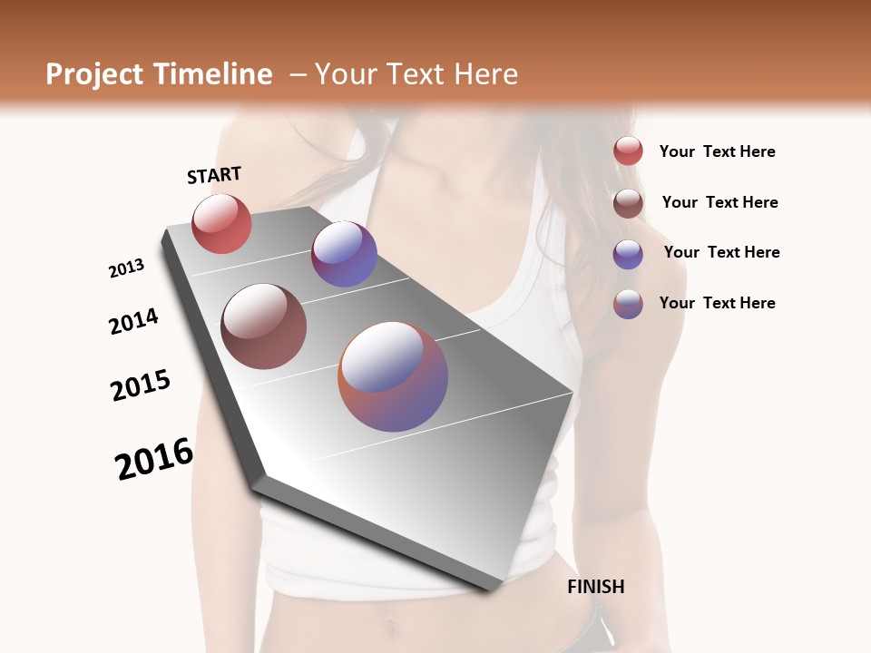 Sexual Glamour Posing PowerPoint Template