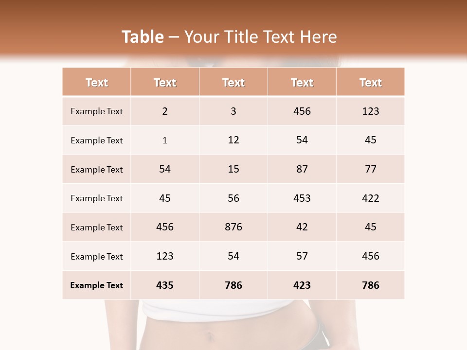 Sexual Glamour Posing PowerPoint Template