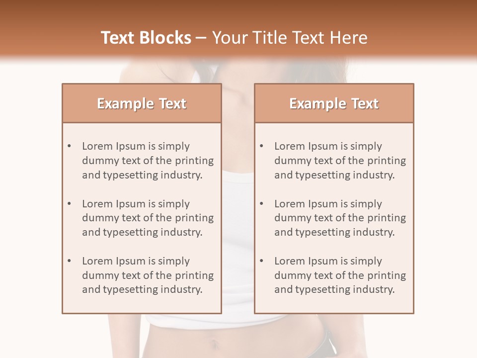 Sexual Glamour Posing PowerPoint Template