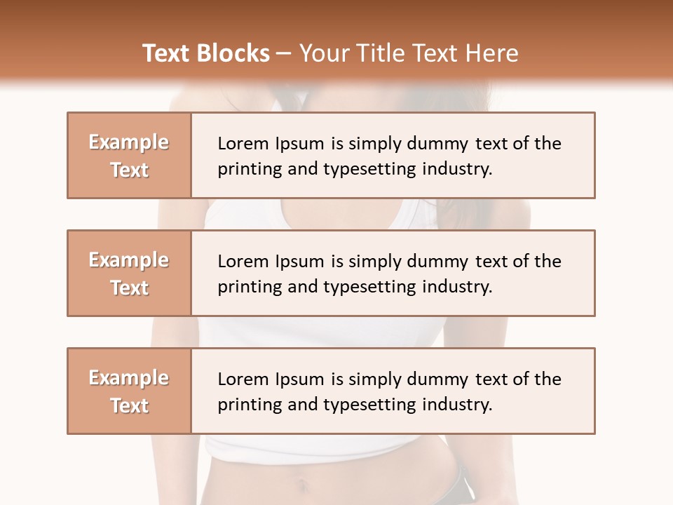 Sexual Glamour Posing PowerPoint Template