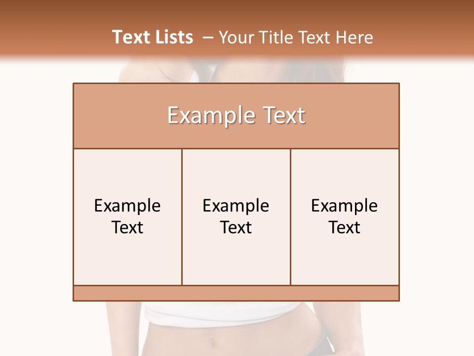Sexual Glamour Posing PowerPoint Template
