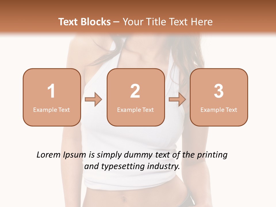 Sexual Glamour Posing PowerPoint Template