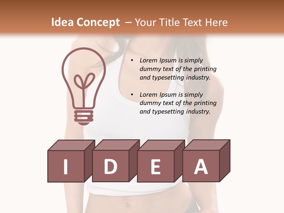 Sexual Glamour Posing PowerPoint Template