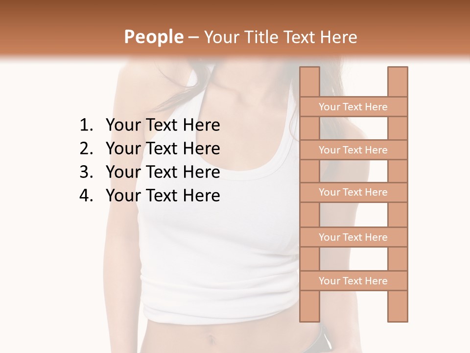 Sexual Glamour Posing PowerPoint Template