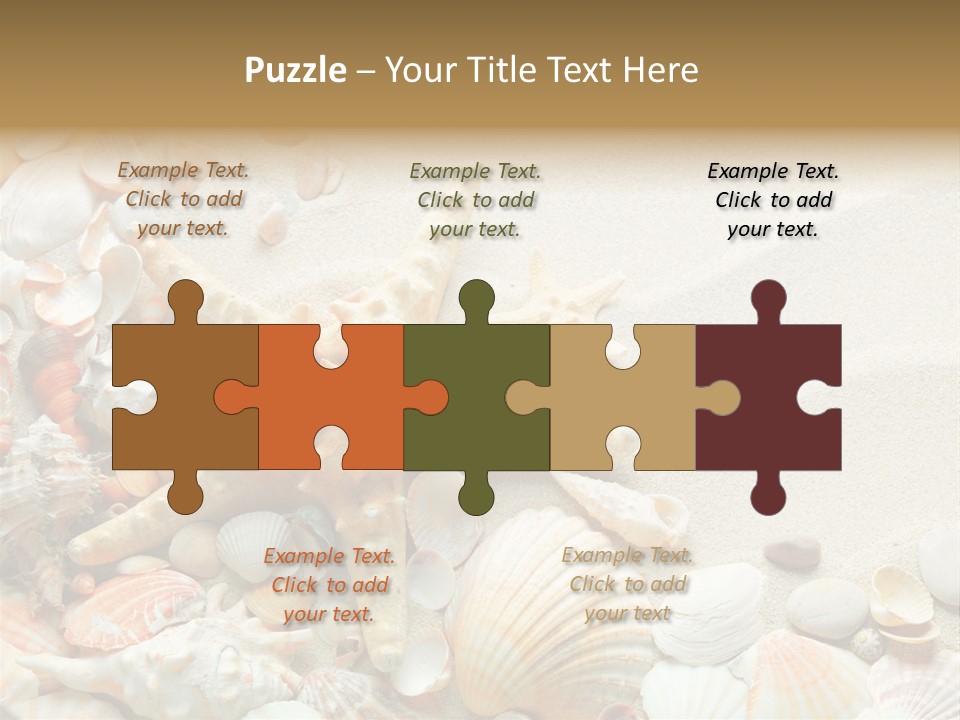 Starfish Border Summer PowerPoint Template