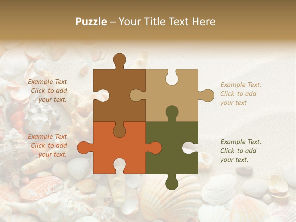 Starfish Border Summer PowerPoint Template