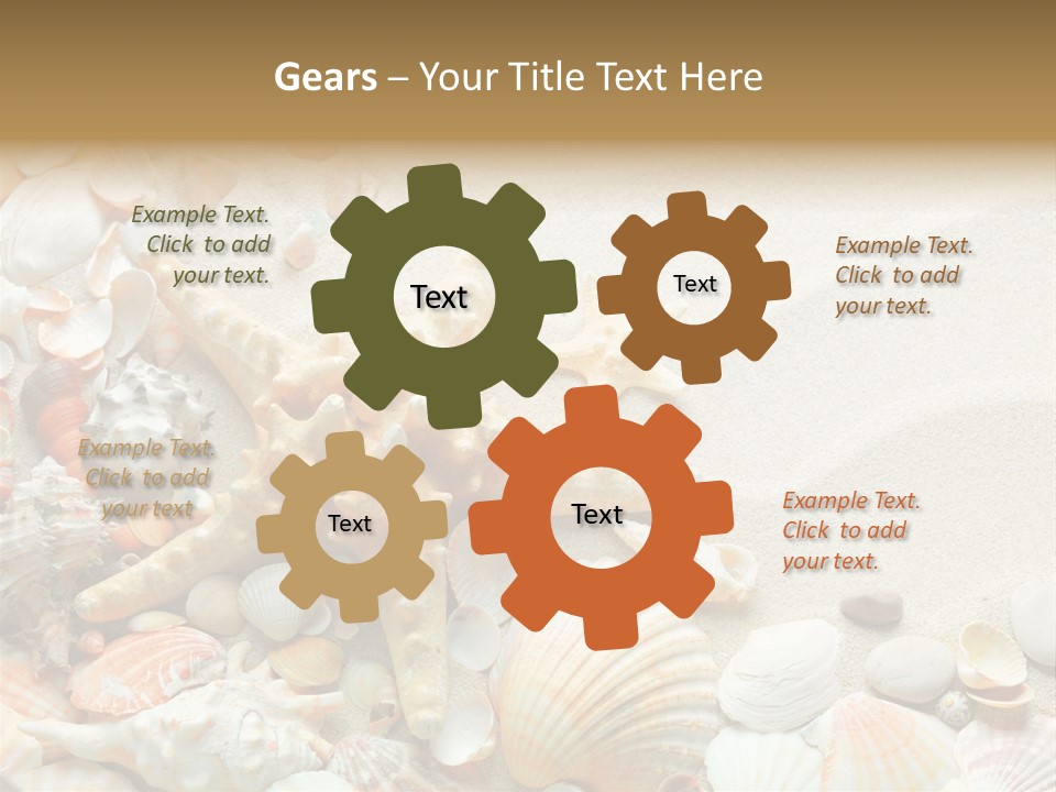 Starfish Border Summer PowerPoint Template