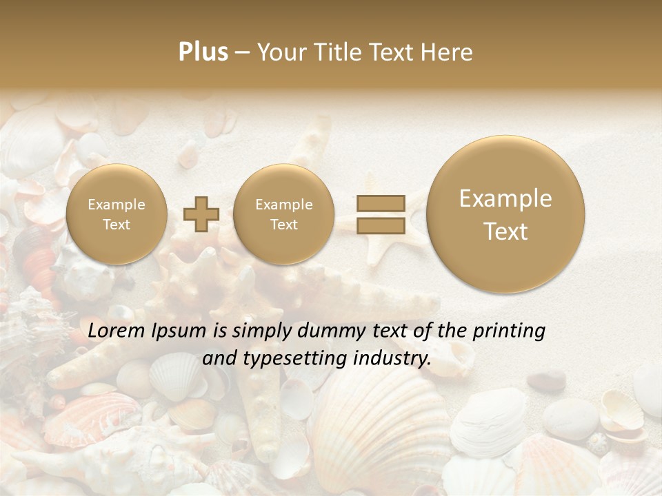 Starfish Border Summer PowerPoint Template