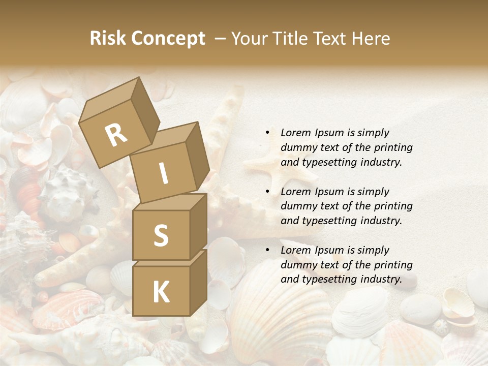 Starfish Border Summer PowerPoint Template