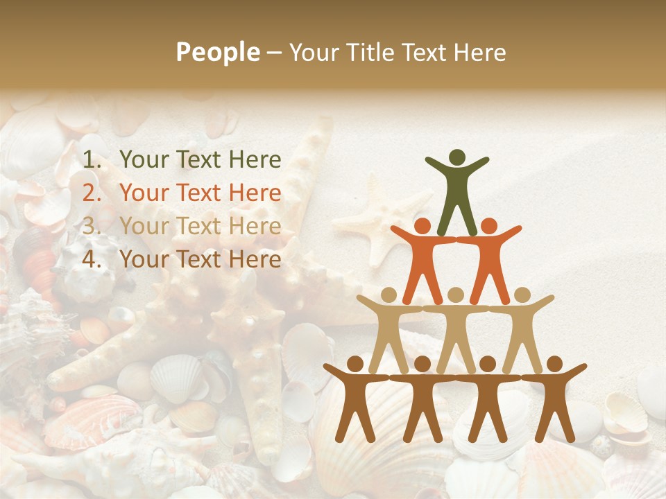 Starfish Border Summer PowerPoint Template