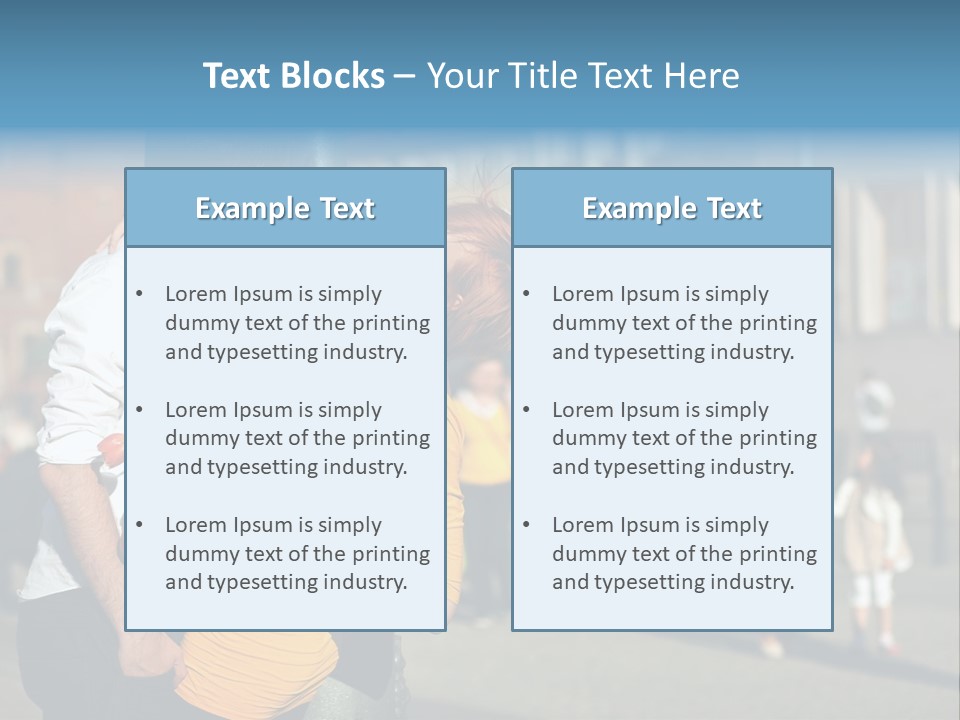 Relationship People Lifestyle PowerPoint Template