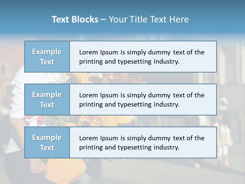Relationship People Lifestyle PowerPoint Template