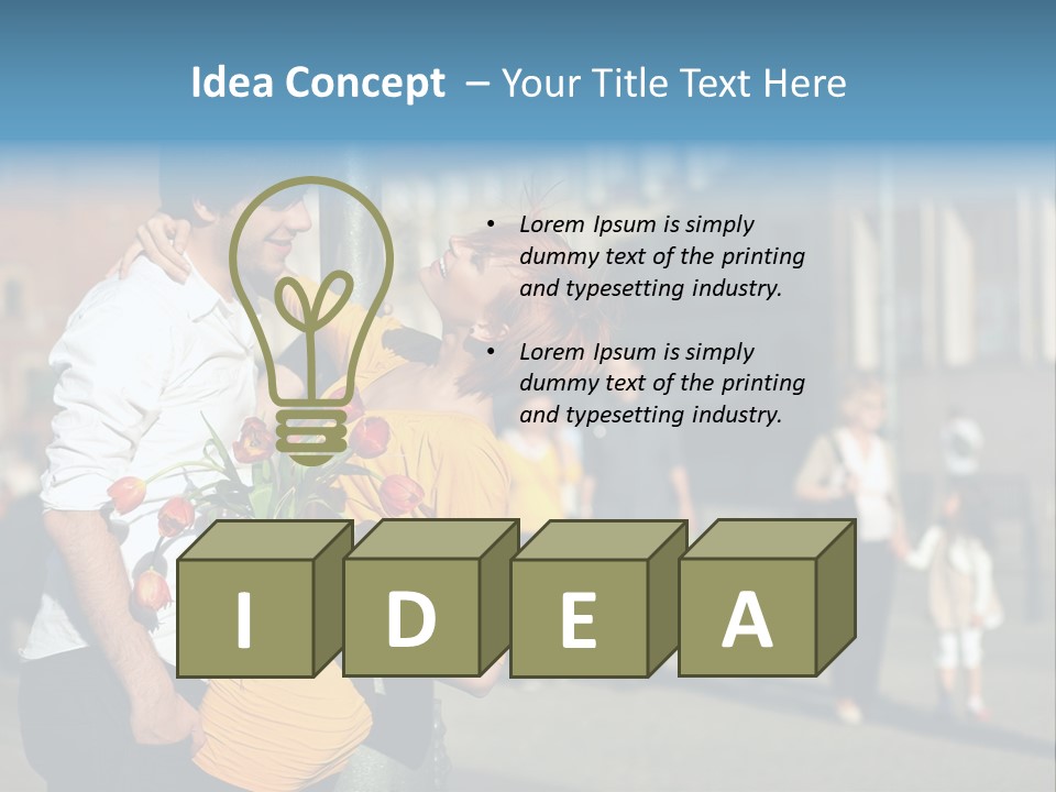 Relationship People Lifestyle PowerPoint Template