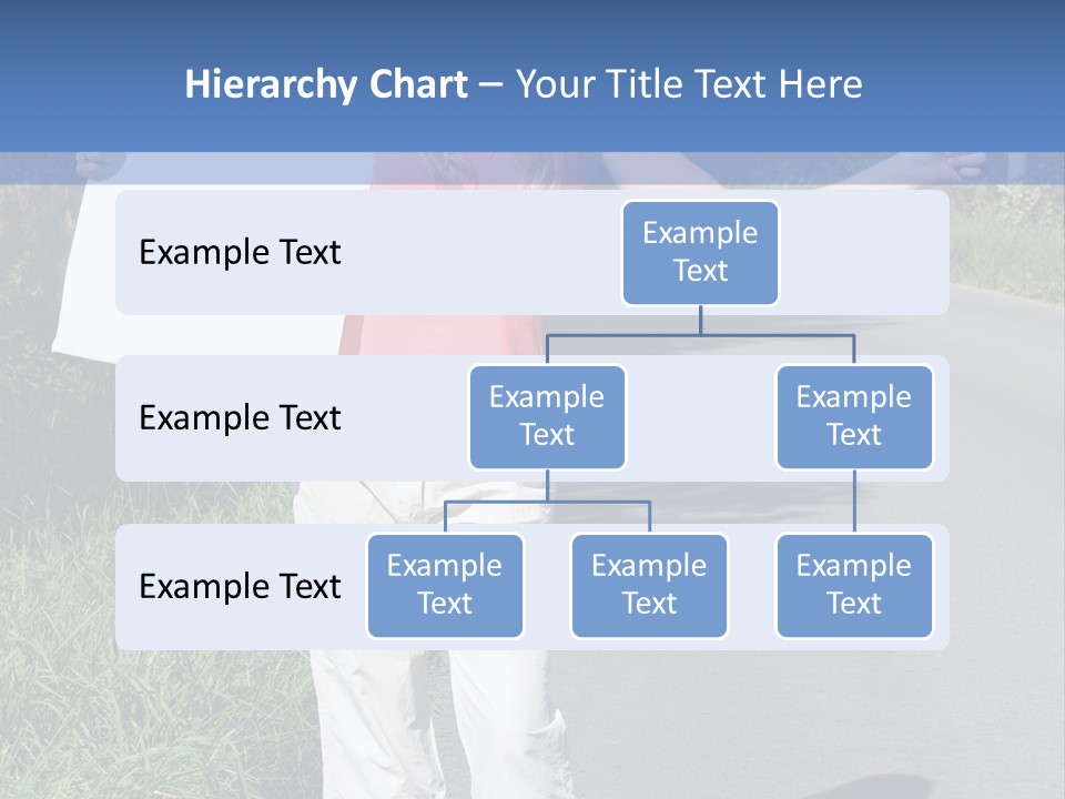 Bag Hitchhiker Finger PowerPoint Template