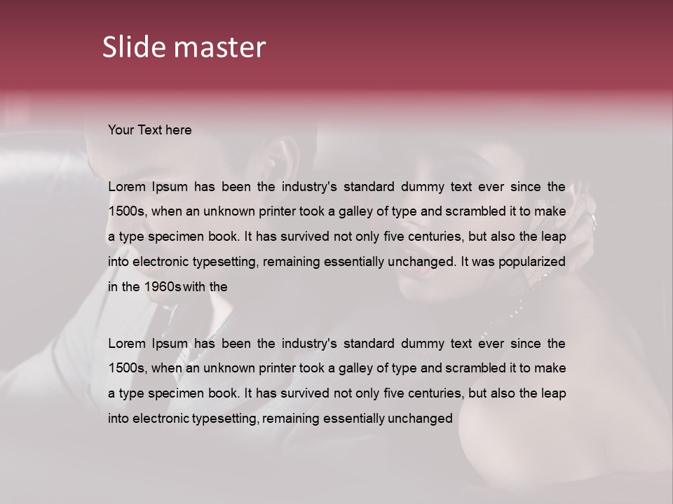 Two Couple Lifestyle PowerPoint Template