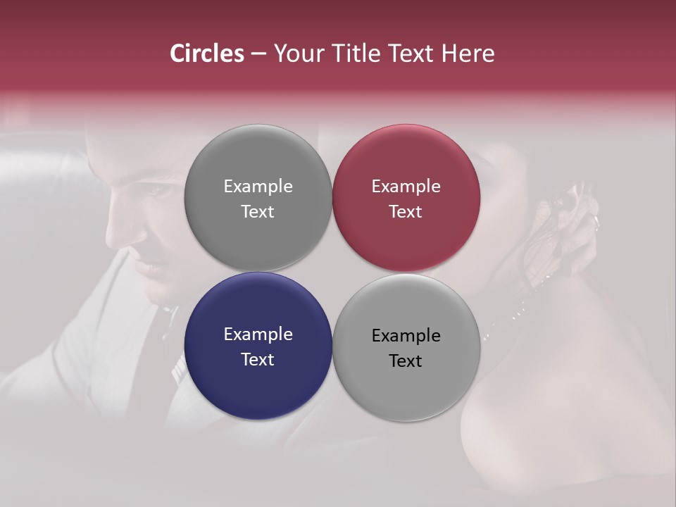 Two Couple Lifestyle PowerPoint Template