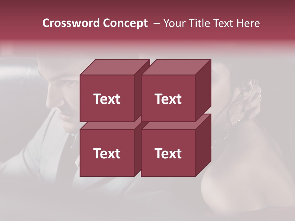 Two Couple Lifestyle PowerPoint Template