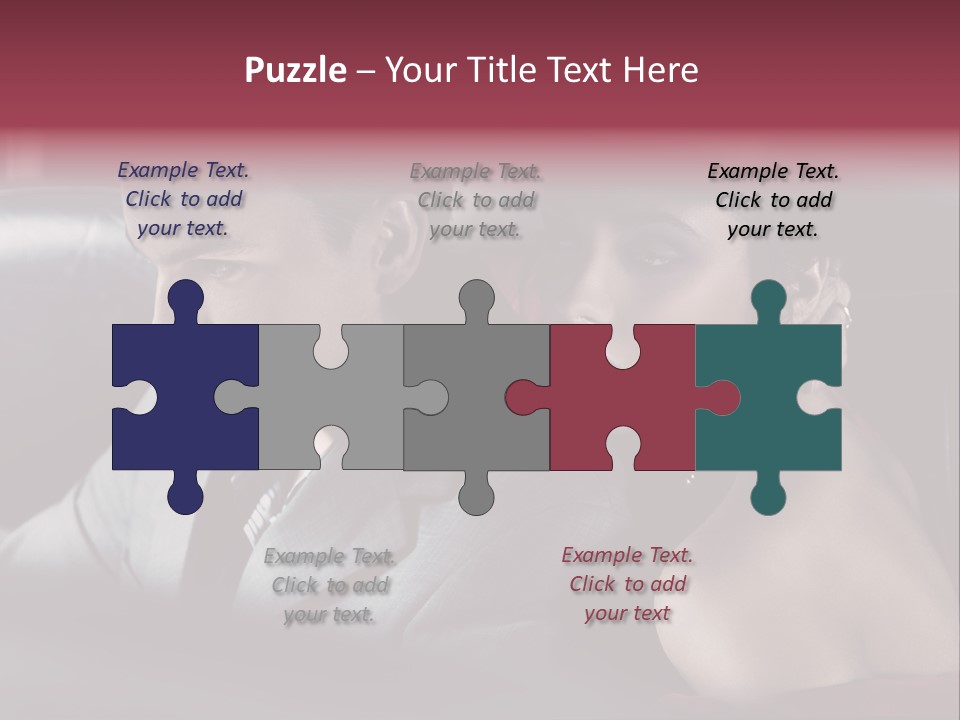 Two Couple Lifestyle PowerPoint Template