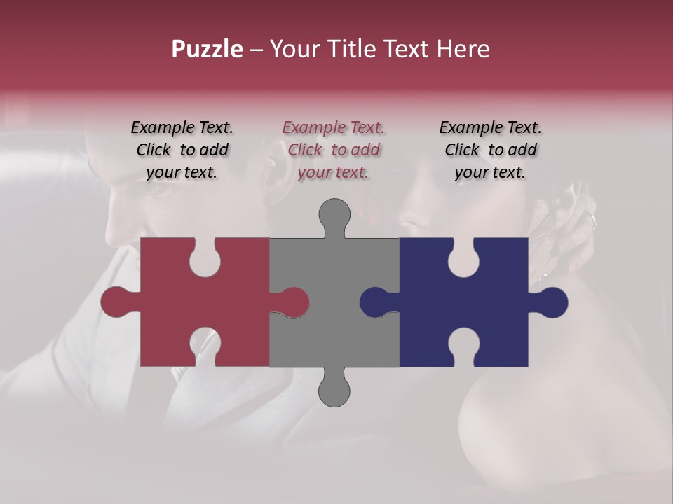 Two Couple Lifestyle PowerPoint Template