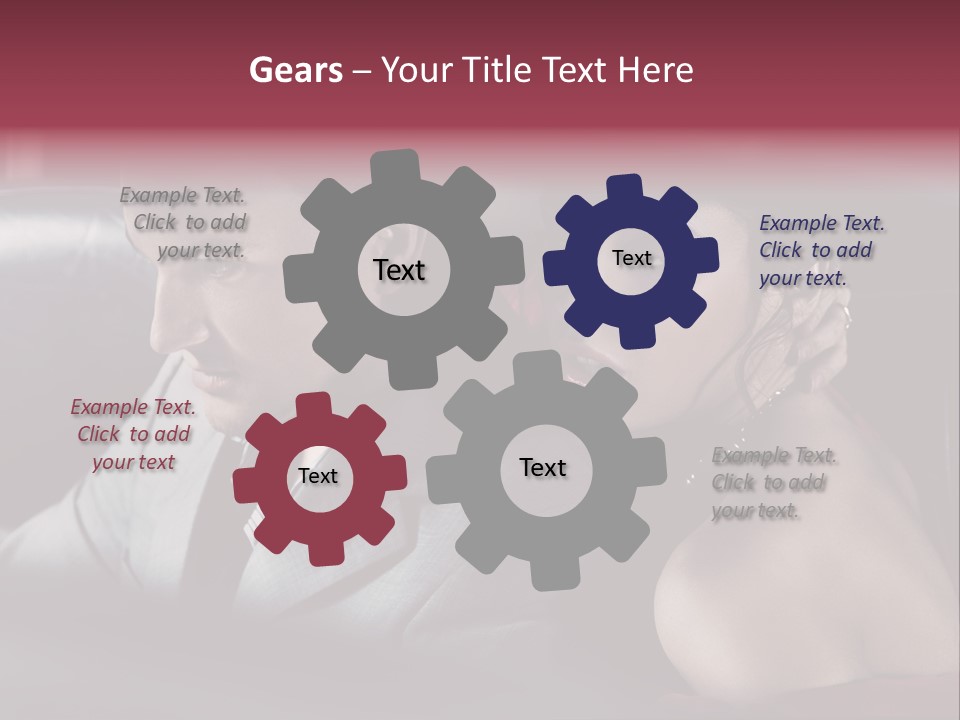 Two Couple Lifestyle PowerPoint Template