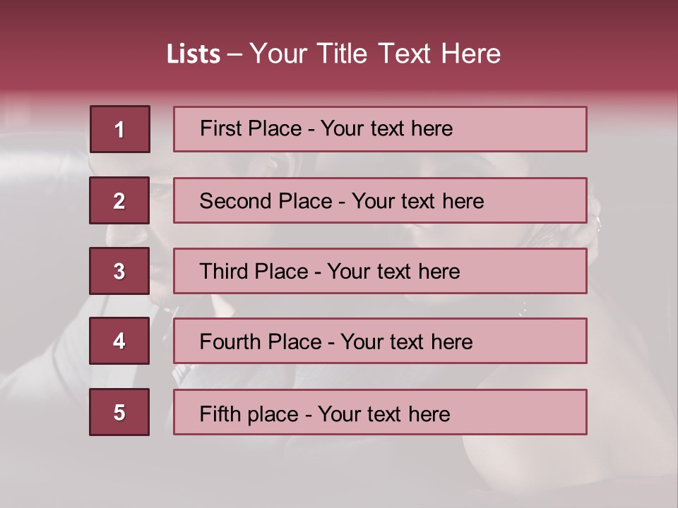 Two Couple Lifestyle PowerPoint Template