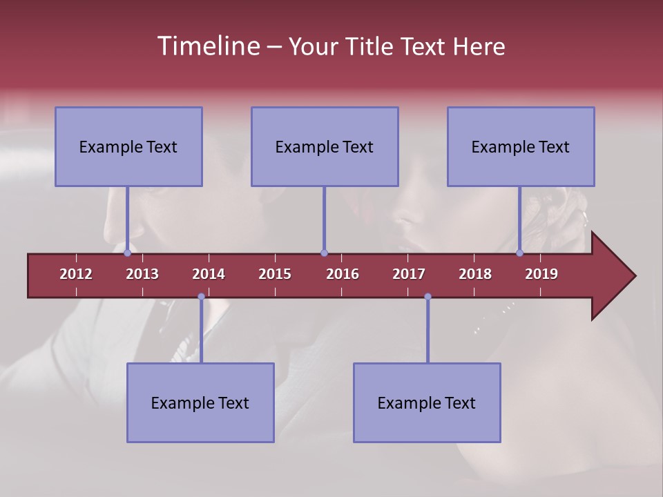 Two Couple Lifestyle PowerPoint Template