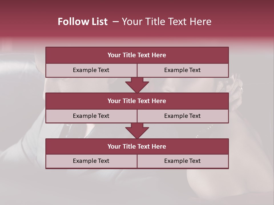 Two Couple Lifestyle PowerPoint Template