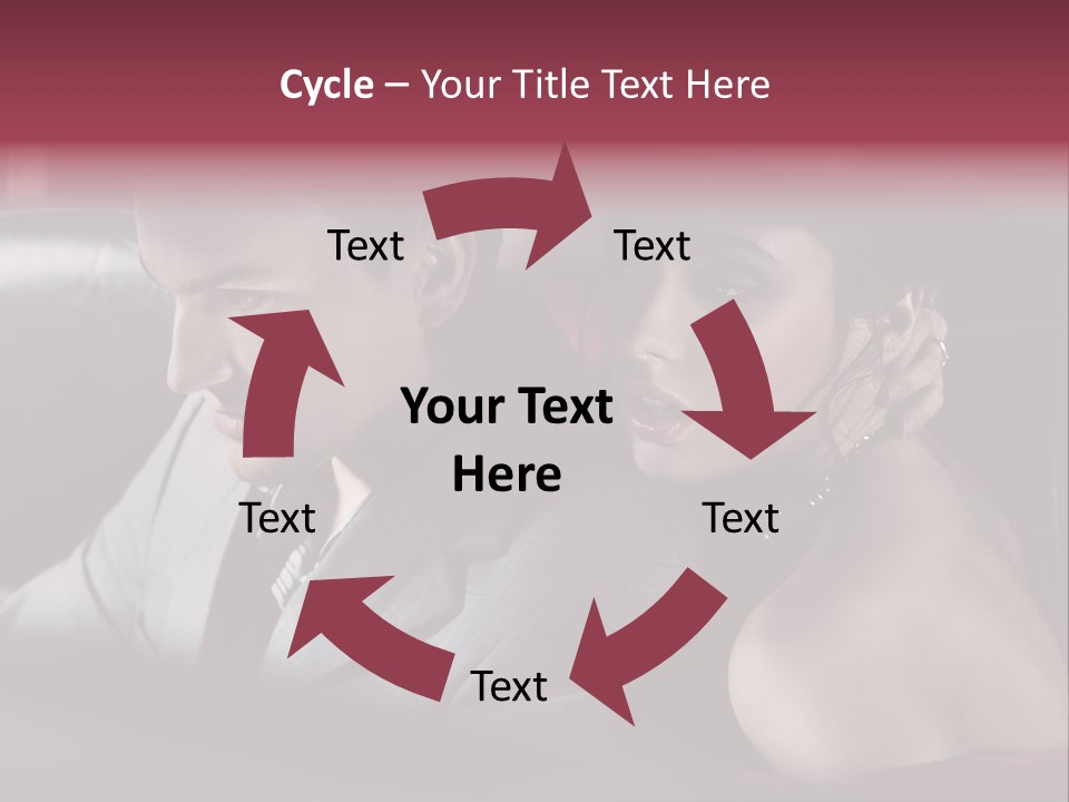 Two Couple Lifestyle PowerPoint Template