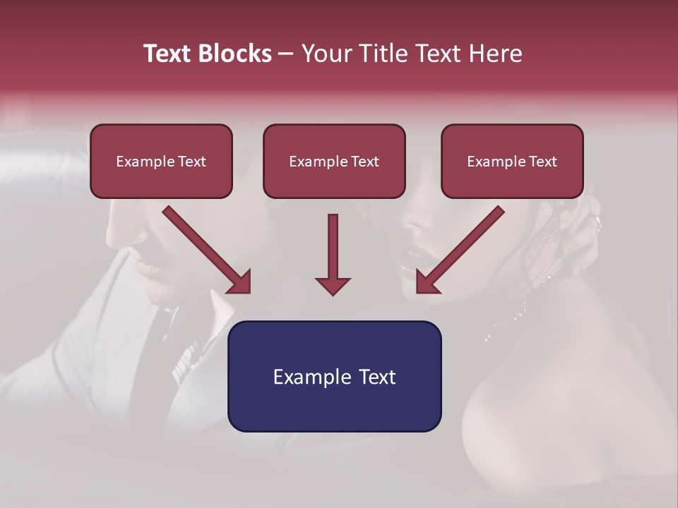 Two Couple Lifestyle PowerPoint Template