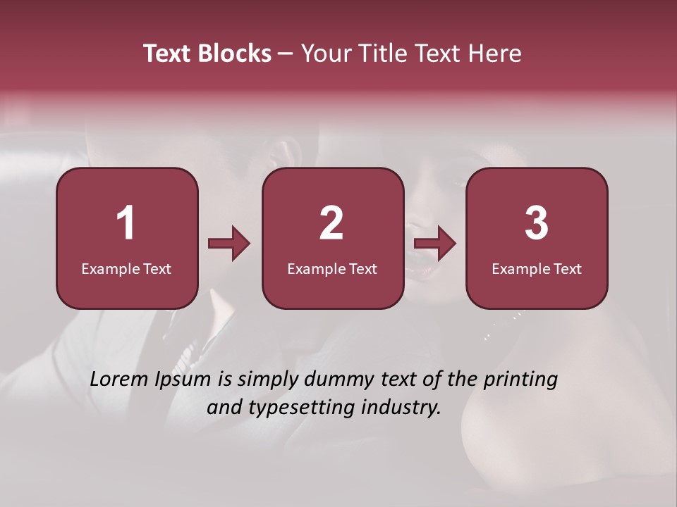 Two Couple Lifestyle PowerPoint Template
