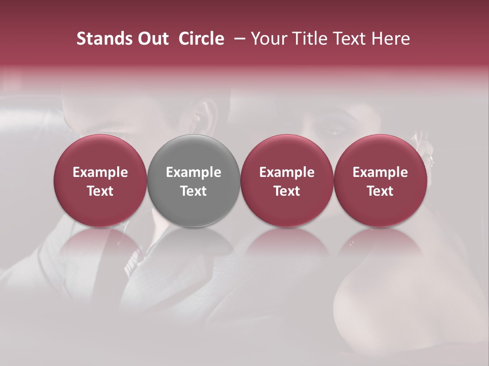 Two Couple Lifestyle PowerPoint Template