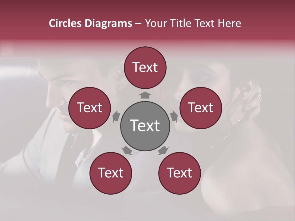 Two Couple Lifestyle PowerPoint Template