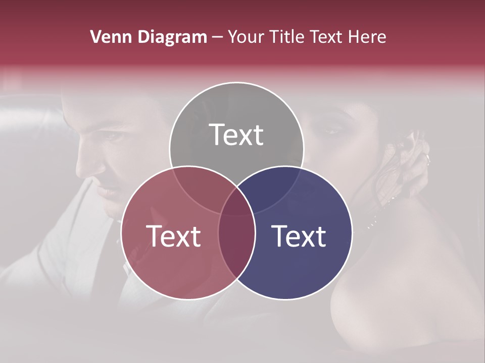 Two Couple Lifestyle PowerPoint Template