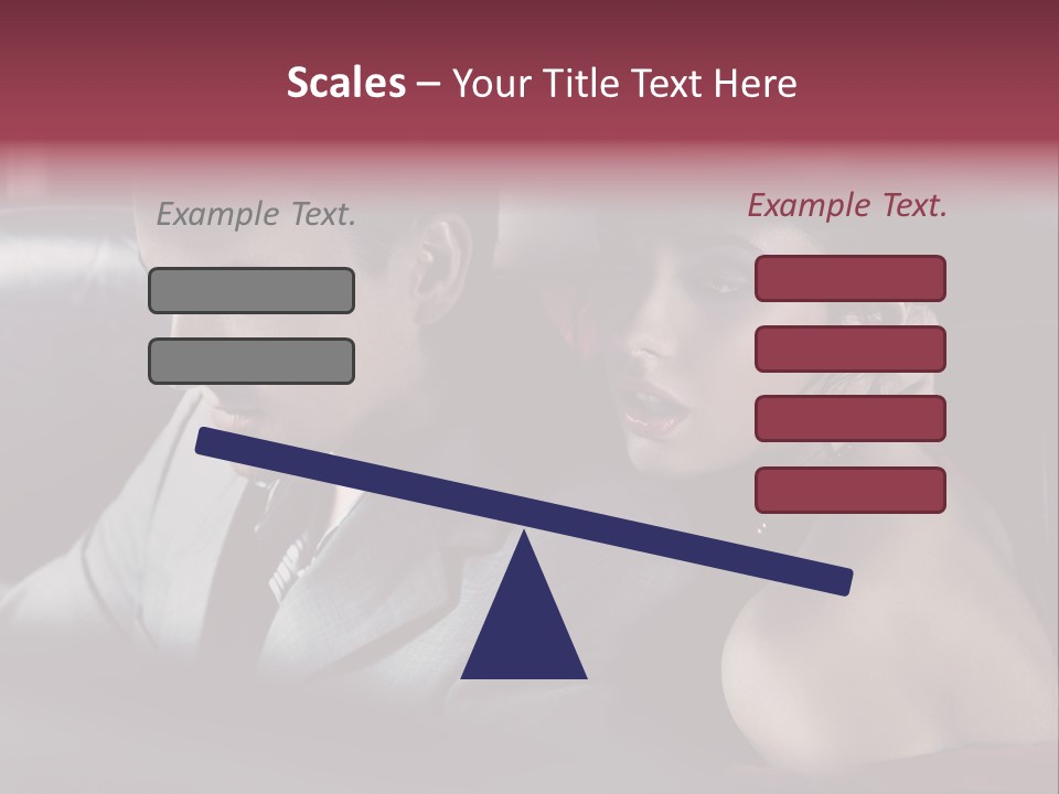 Two Couple Lifestyle PowerPoint Template