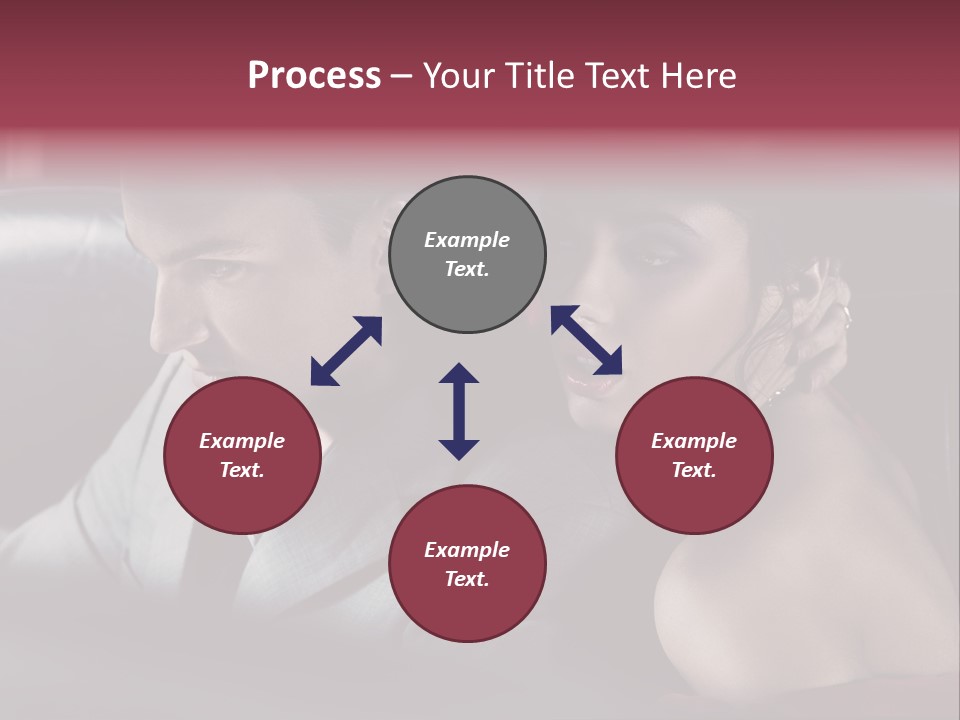 Two Couple Lifestyle PowerPoint Template