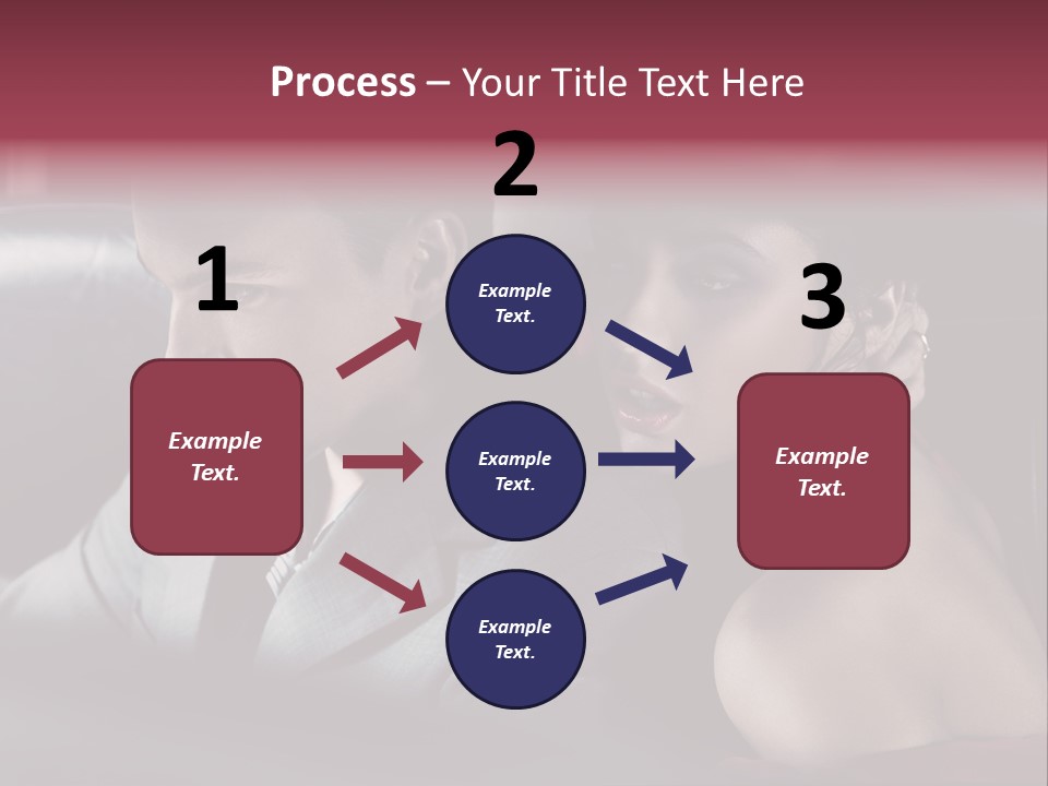 Two Couple Lifestyle PowerPoint Template