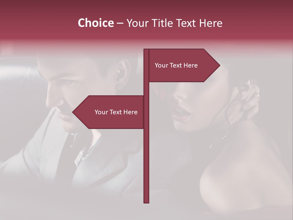 Two Couple Lifestyle PowerPoint Template