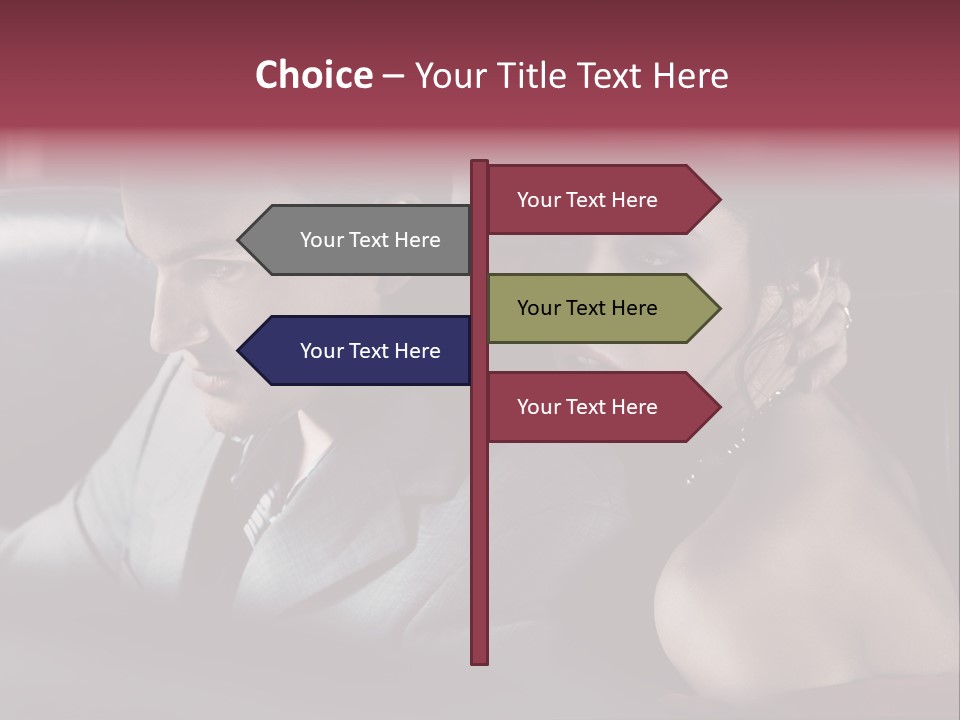 Two Couple Lifestyle PowerPoint Template