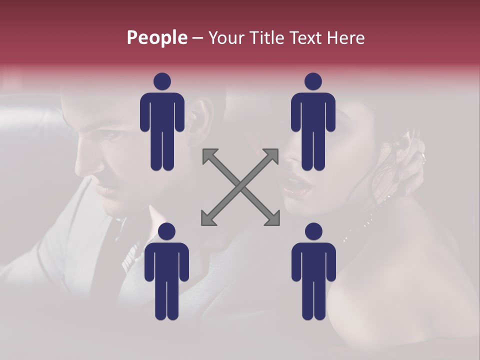Two Couple Lifestyle PowerPoint Template