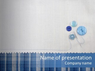 Background Thread Craft PowerPoint Template