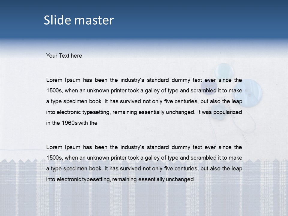 Background Thread Craft PowerPoint Template