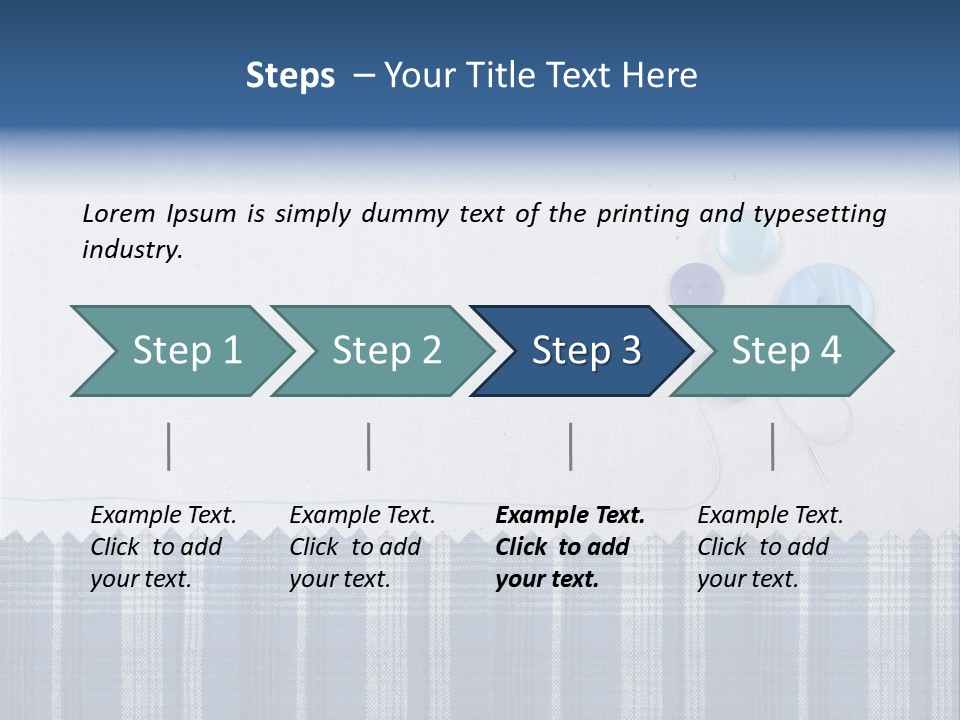 Background Thread Craft PowerPoint Template