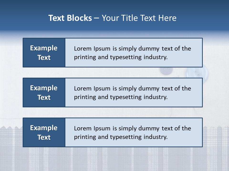 Background Thread Craft PowerPoint Template