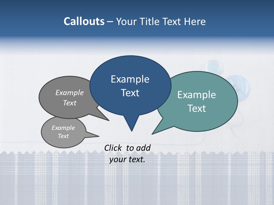 Background Thread Craft PowerPoint Template